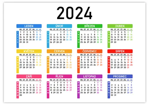 Kalendář na rok 2024 ve vektoru Kalendar-2024-ve-vektoru